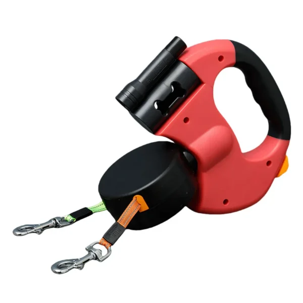 Double Headed Dog Leash Traction Rope 360 Degree