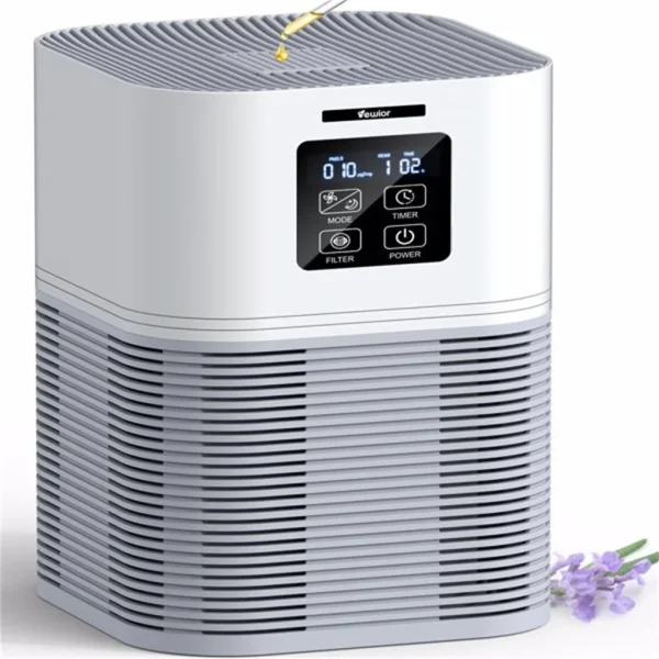 2 in 1 Air Purifier with H13 Filters for Home Allergies Pets